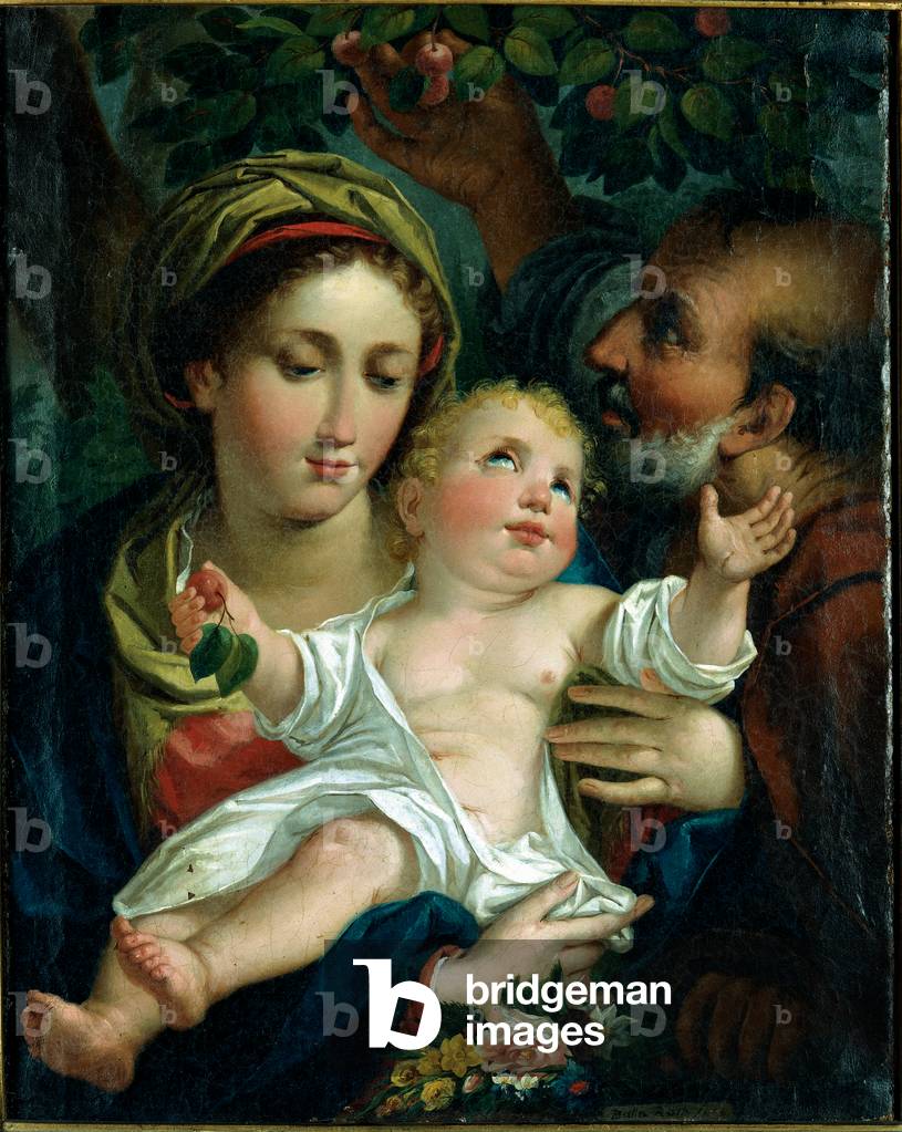 The Holy Family, (canvas)