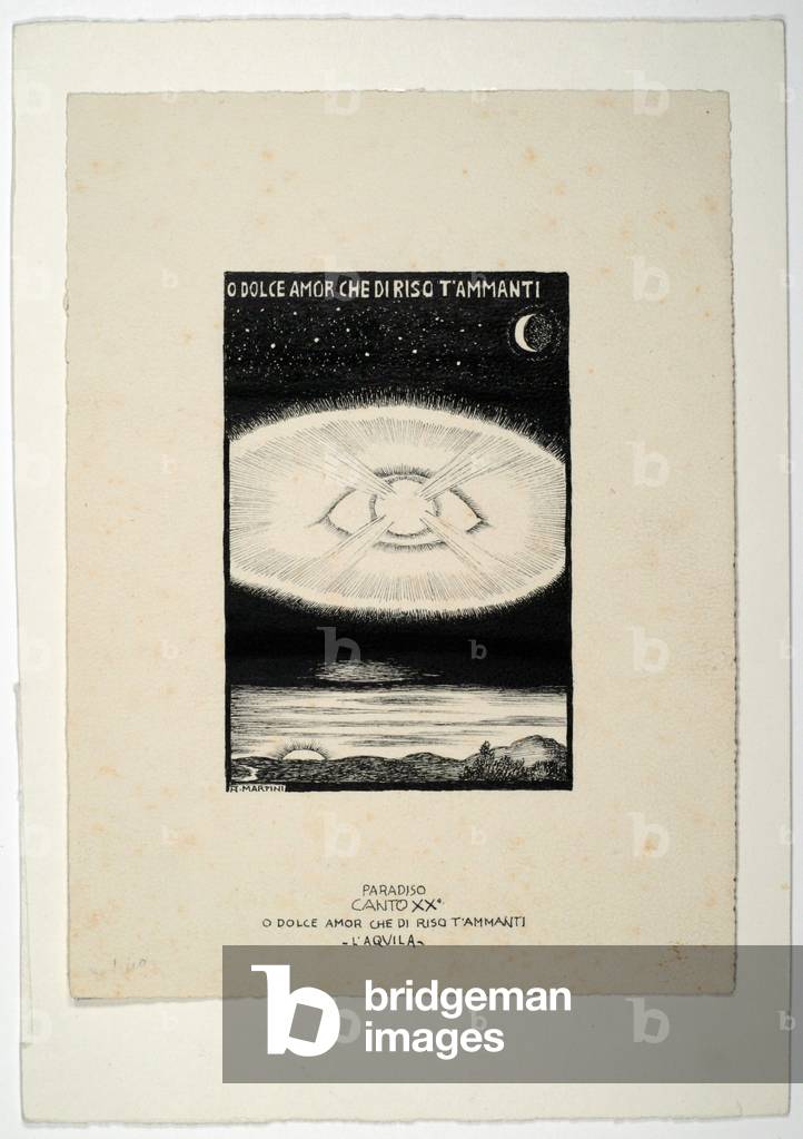 Dantesque Album (Album Dantesco), 1920-30 (pencil, Indian ink, gouache)