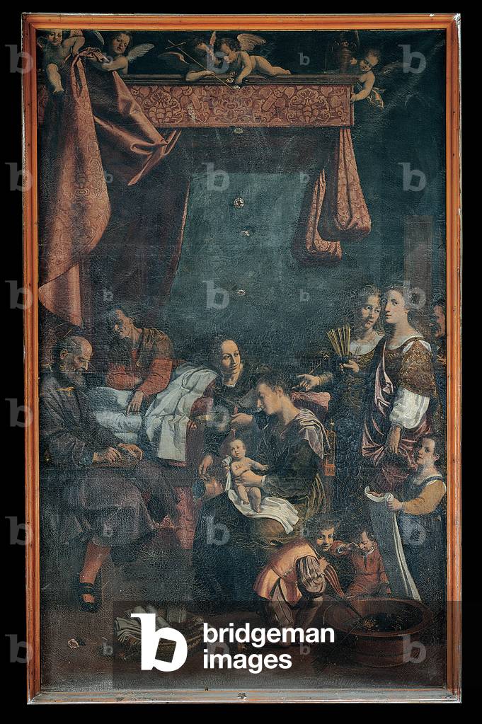 Nativity of the Virgin, (Tela)