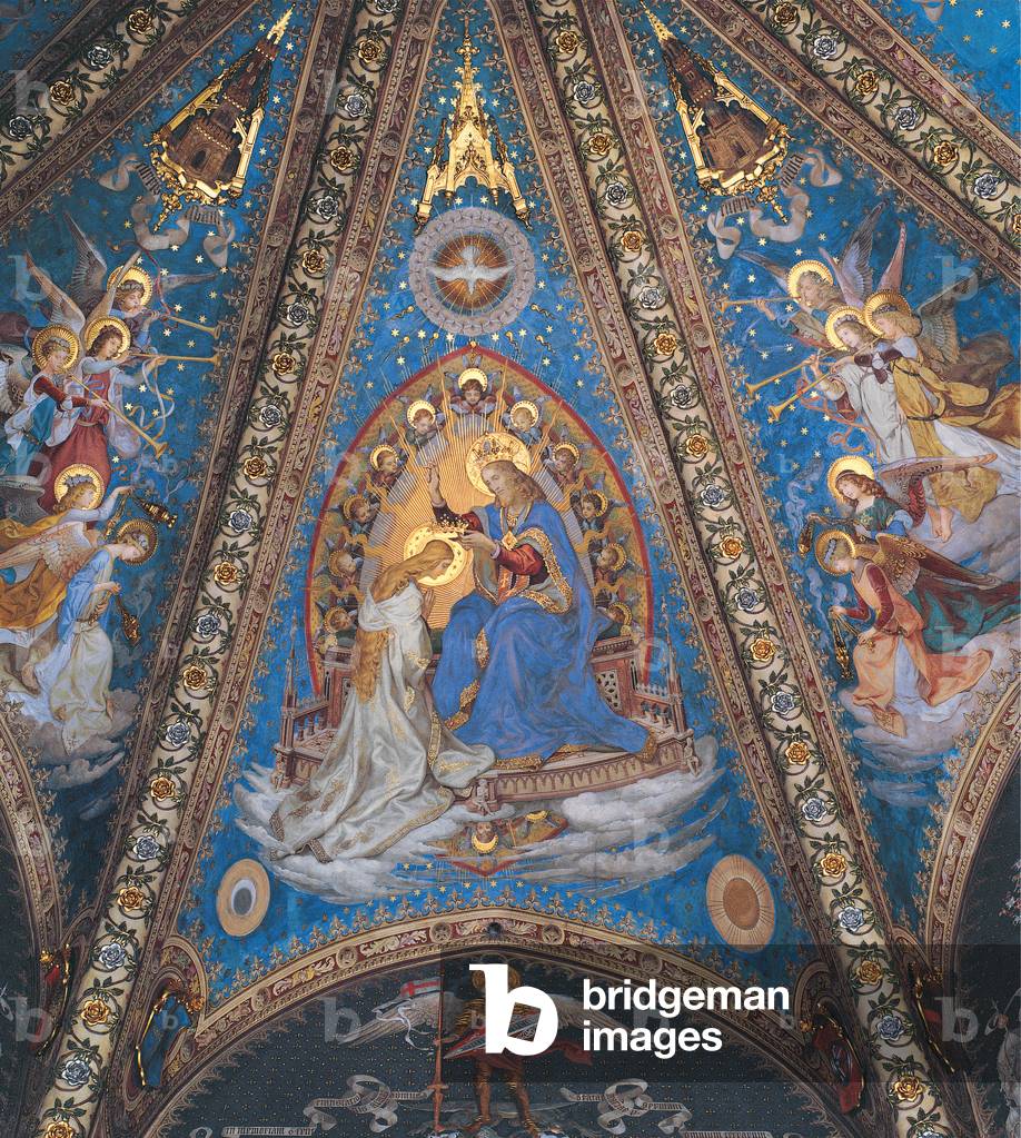 The Coronation of the Virgin Mary, 1890 (fresco)