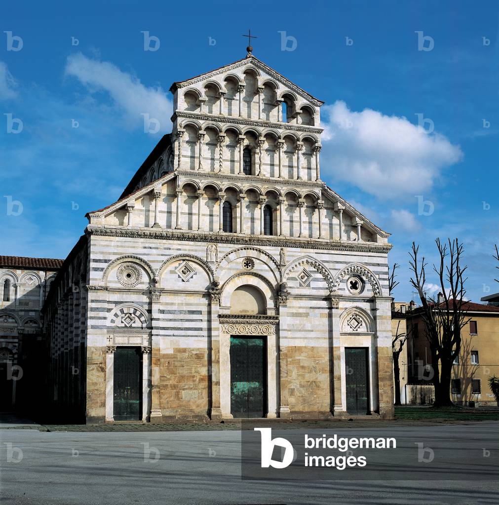 San Paolo a Ripa d'Arno, Pisa, 1050 (white limestone, gray limestone)
