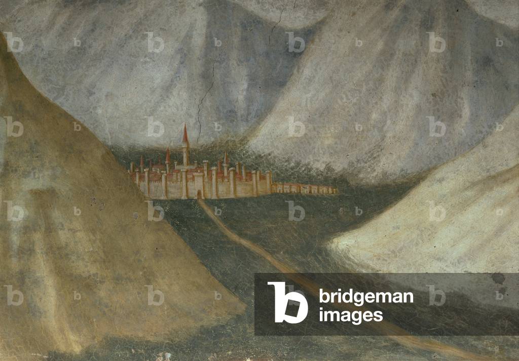 Imaginary Landscape (Hungarian Landscape in Veszprem), 1435 (fresco)