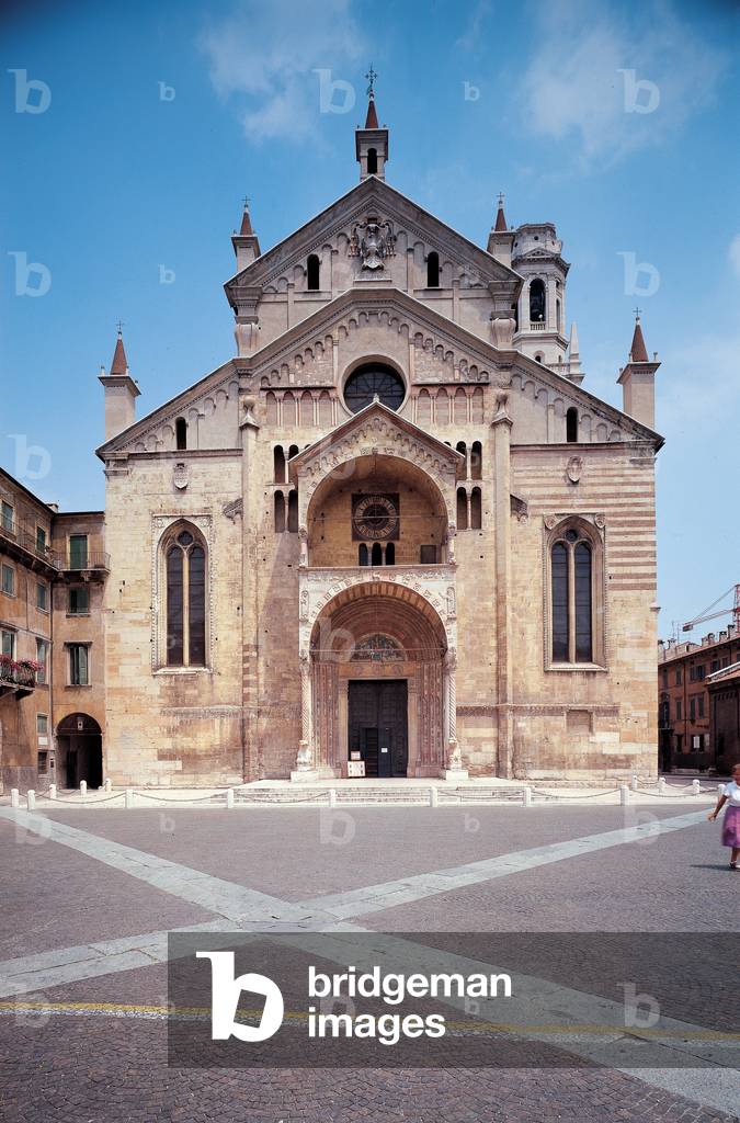 Duomo of Verona - Santa Maria Matricorale, 1117 - 1187 (marble and tufa)