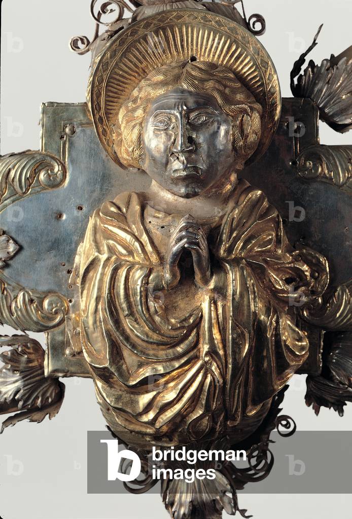 Astylar cross, (gold and silver)