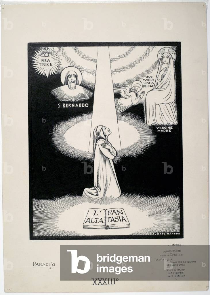 Dantesque Album (Album Dantesco), 1920-30 (pencil, Indian ink, gouache)