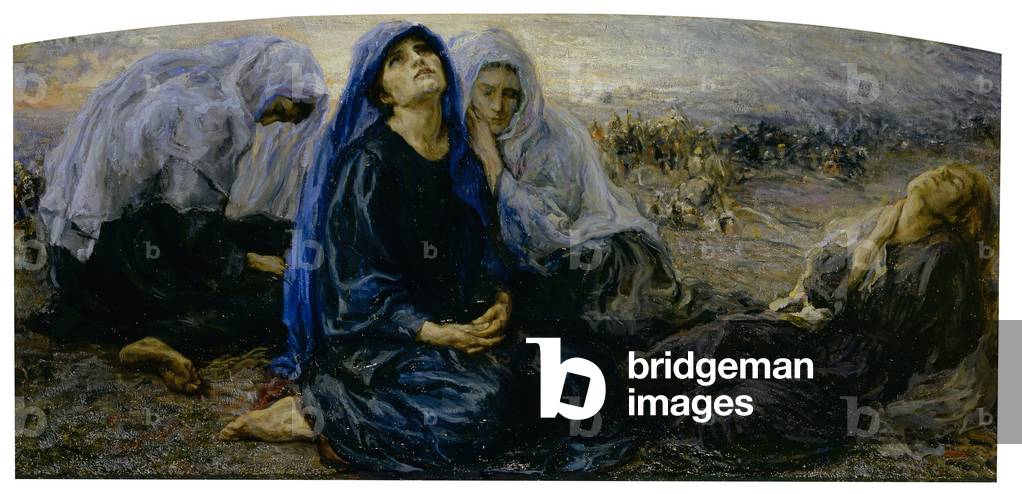 Stabat Mater -The Marys at Calvary, 1916 (oil on canvas)