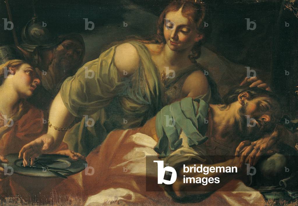 Samson and Delilah (Sansone e Dalila), 17th century (oil on canvas)