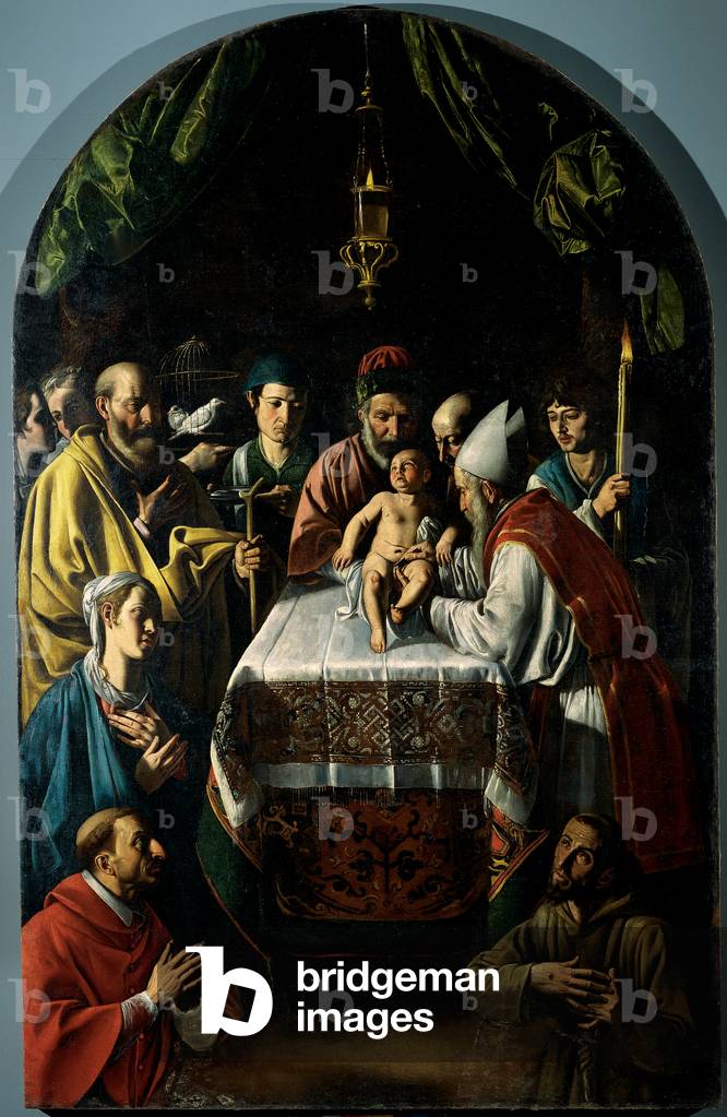 The Circumcision, 1612 - 1614 (oil on rounded canvas)