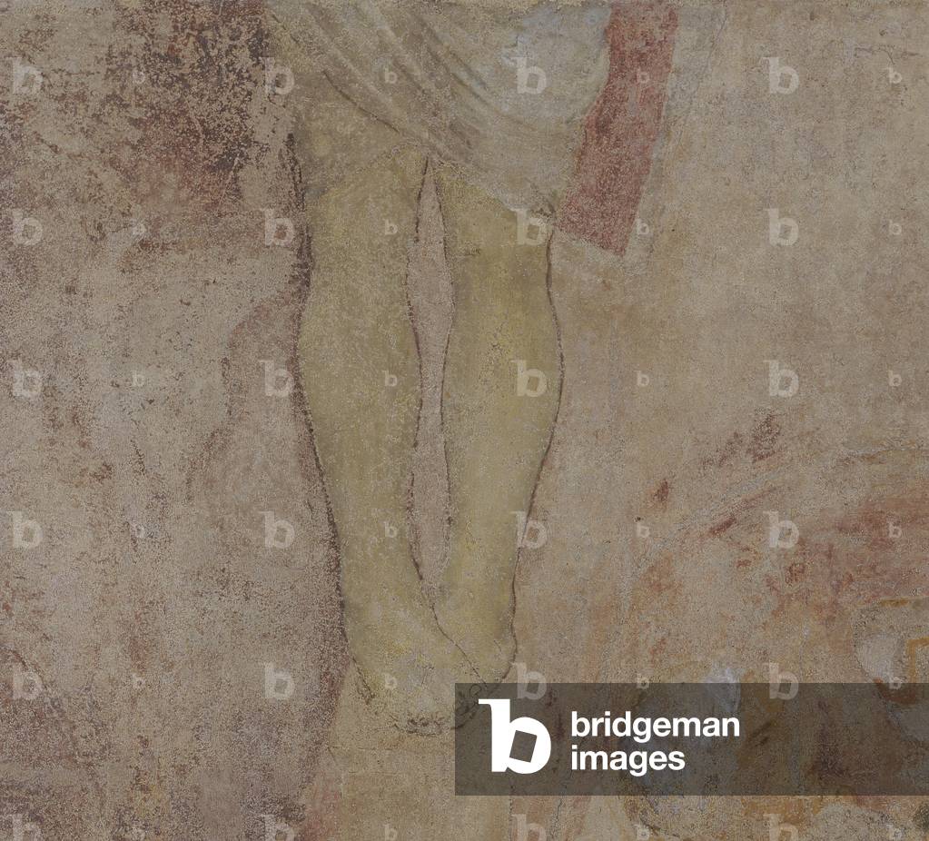 Crucifixion (Crocifissione), by Master of San Gottardo (Giotto's Workshop), 1340, 14th Century, detached fresco