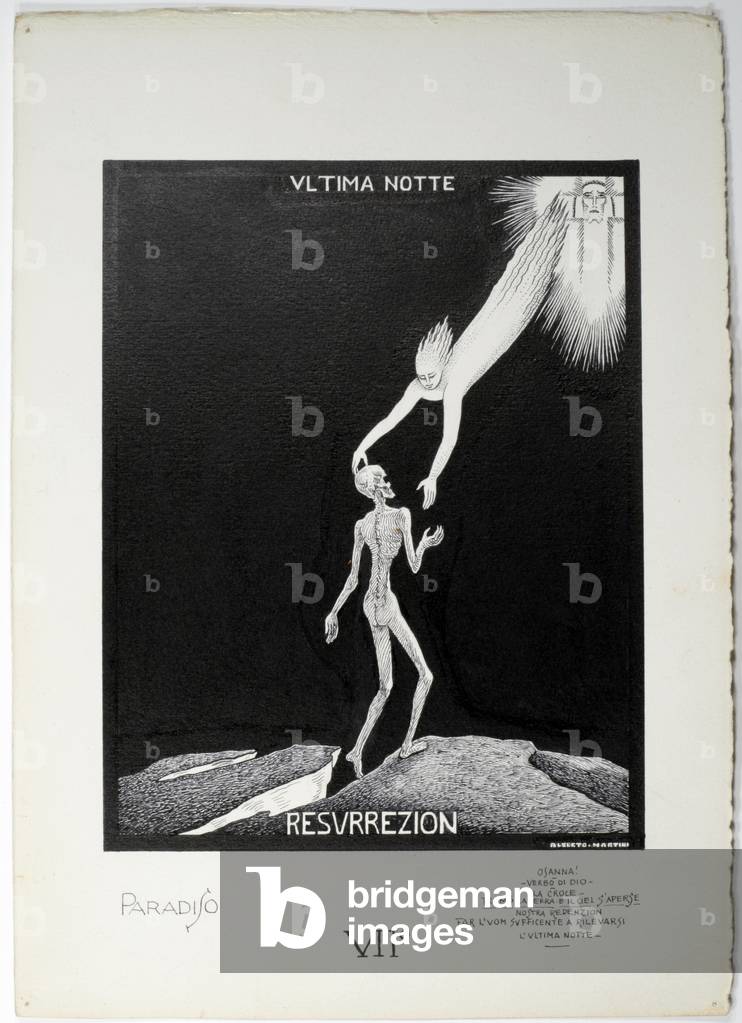 Dantesque Album (Album Dantesco), 1920-30 (pencil, Indian ink, gouache)