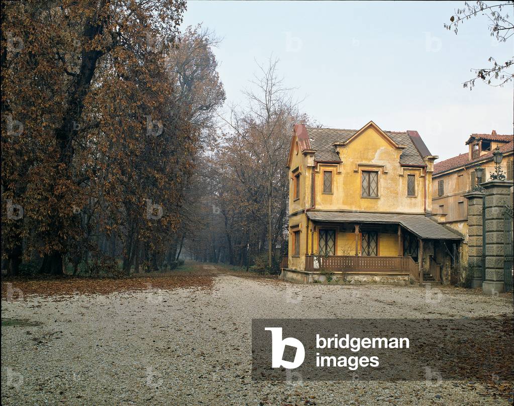 Park of the castle of Racconigi, 19th Century