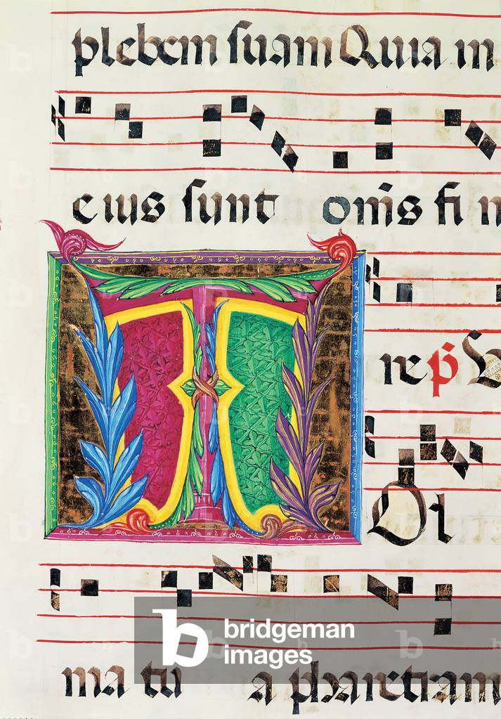 Diurnal and Nocturne Antiphonary from the First Saturday after Epiphany to Holy Saturday, (illuminated manuscript)