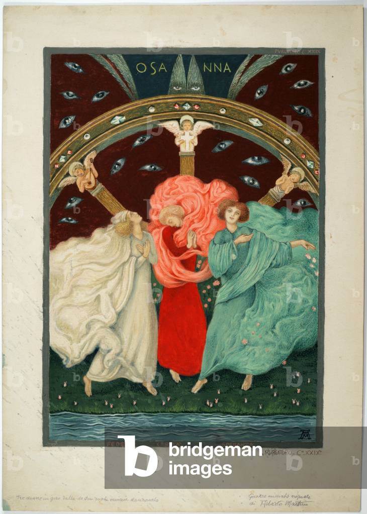 Dantesque Album (Album Dantesco), 1920-30 (gouache)