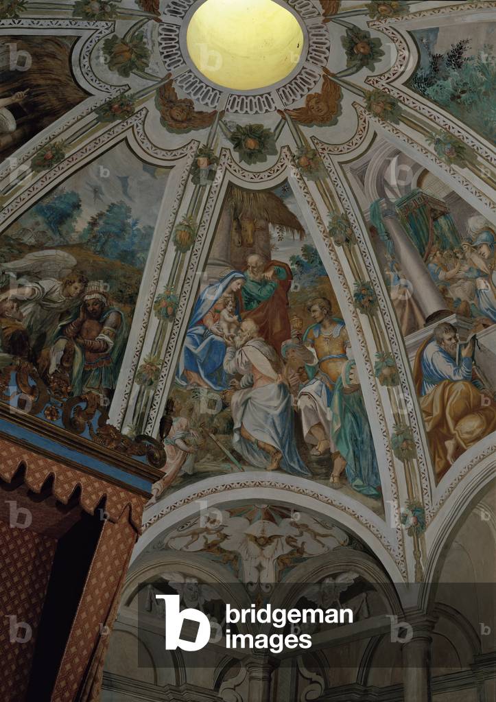 Adoration of the Magi, (fresco)