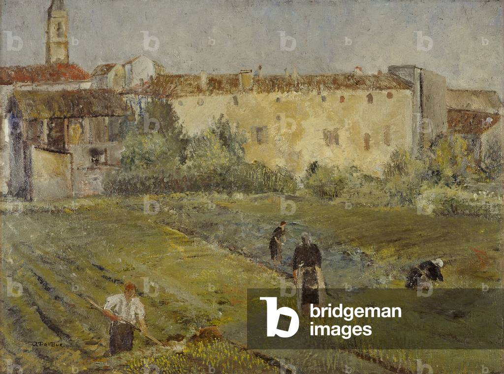 Lombard Landscape (oil on canvas)