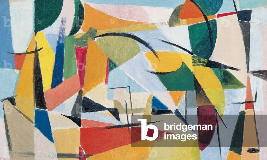 Disassembling (Scomposizione), 1947 (oil on canvas)