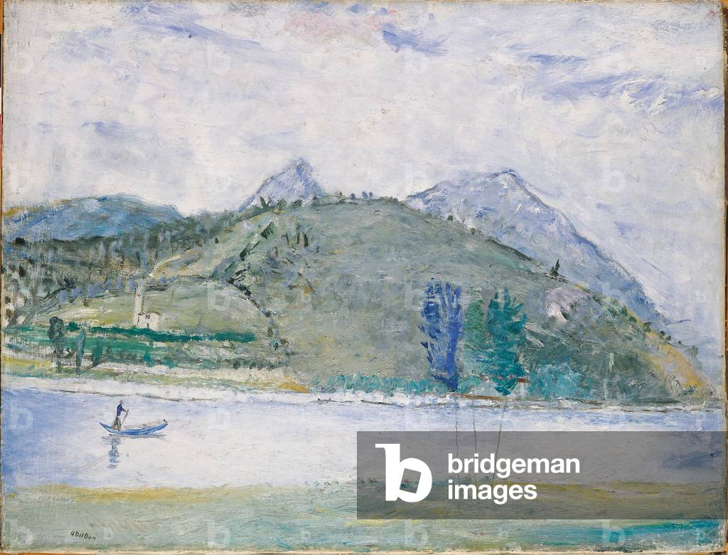 Rower on the Adda river (Rematore sull'Adda) (oil on canvas)