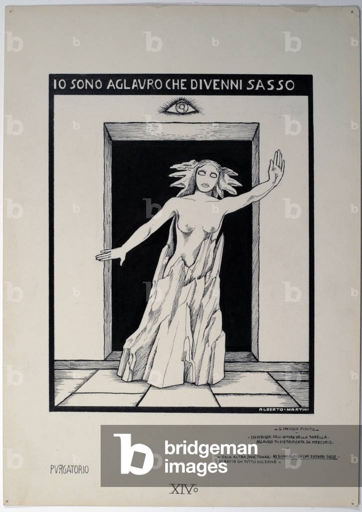 Dantesque Album (Album Dantesco), 1920-30 (pencil, Indian ink, gouache)