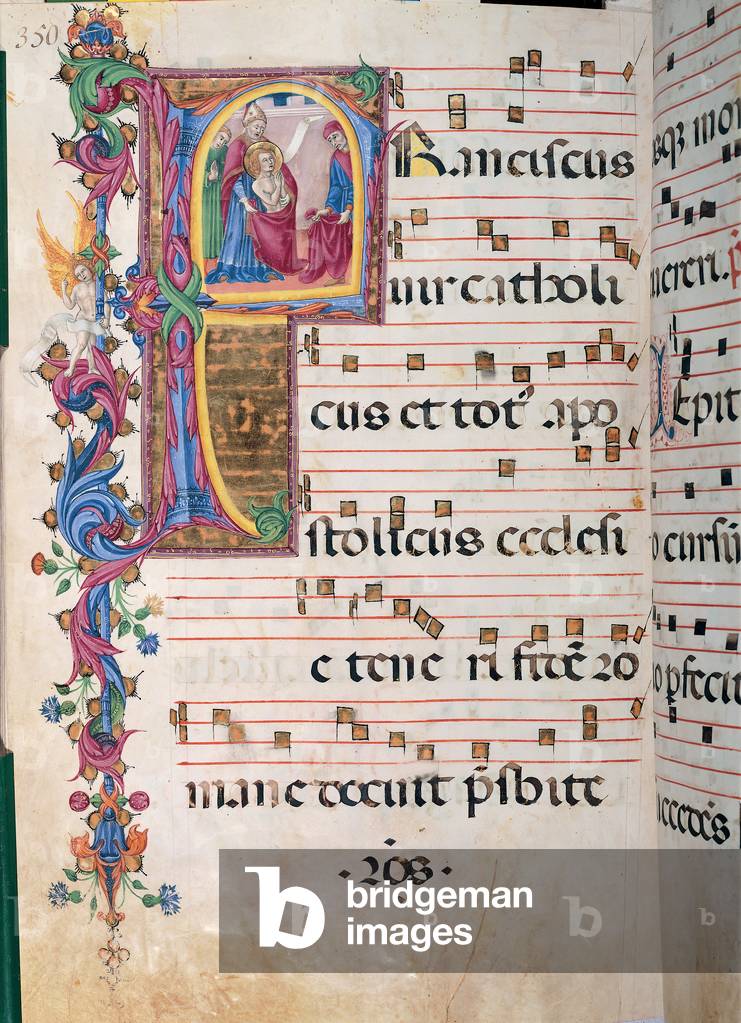 Day and night Antiphonary from the 6th Sunday after Pentecost to the Advent, (illuminated manuscript)