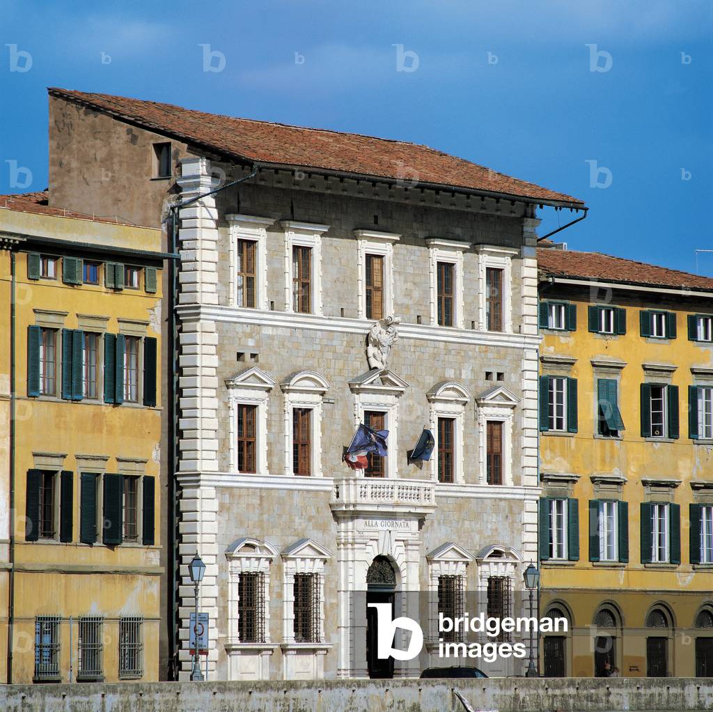 Palazzo Lanfreducci - Pisa, 1594 - 1607 (freestone, white marble)