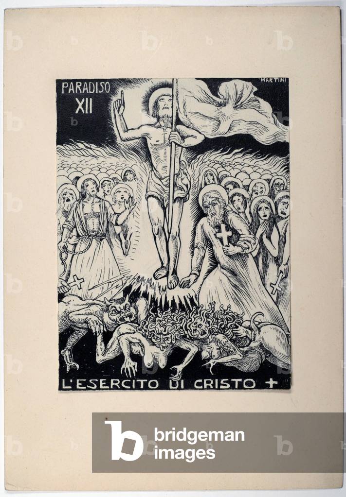 Dantesque Album (Album Dantesco), 1920-30 (pencil, Indian ink, gouache)
