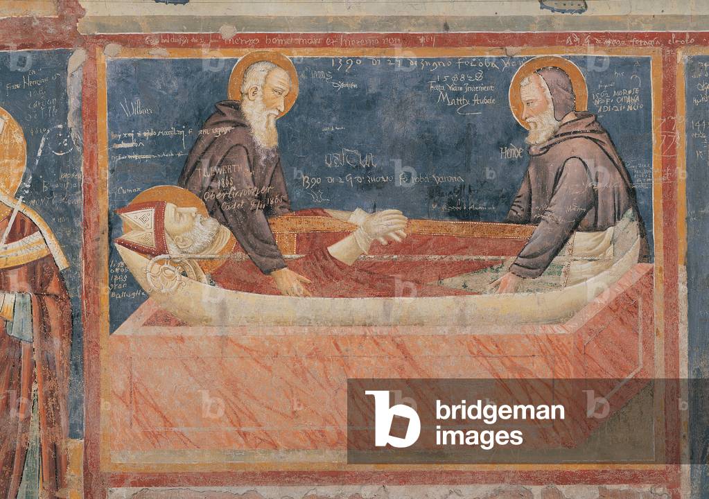 Sts Benignus and Carus Transport the Body of St Zeno, (fresco)