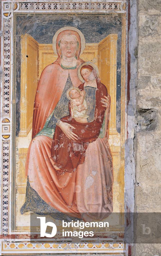 St Ann Metterza, (fresco)