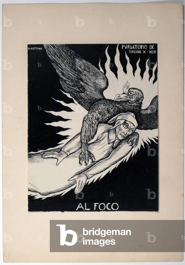 Dantesque Album (Album Dantesco), 1920-30 (pencil, Indian ink, gouache)