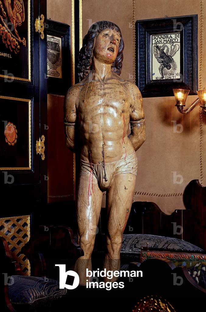 Vittoriale: St Sebastian, (wood)
