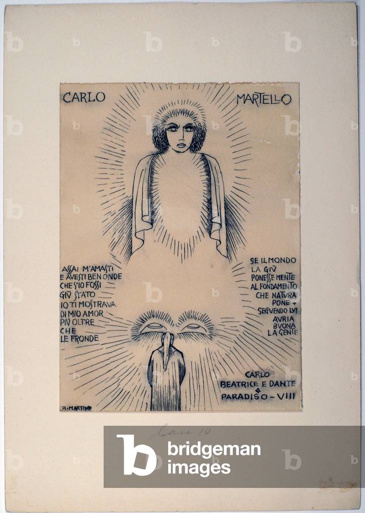 Dantesque Album (Album Dantesco), 1920-30 (pencil, Indian ink, gouache)