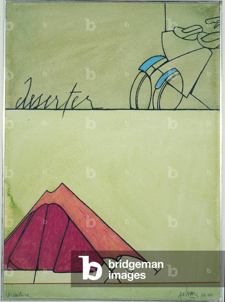 Deserter, by Adami Valerio, 1973, 20th Century