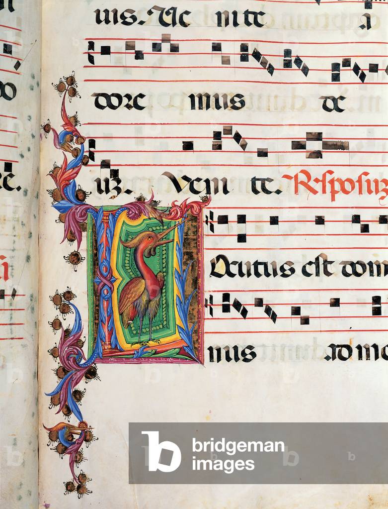 Diurnal and Nocturne Antiphonary from the First Saturday after Epiphany to Holy Saturday, (illuminated manuscript)