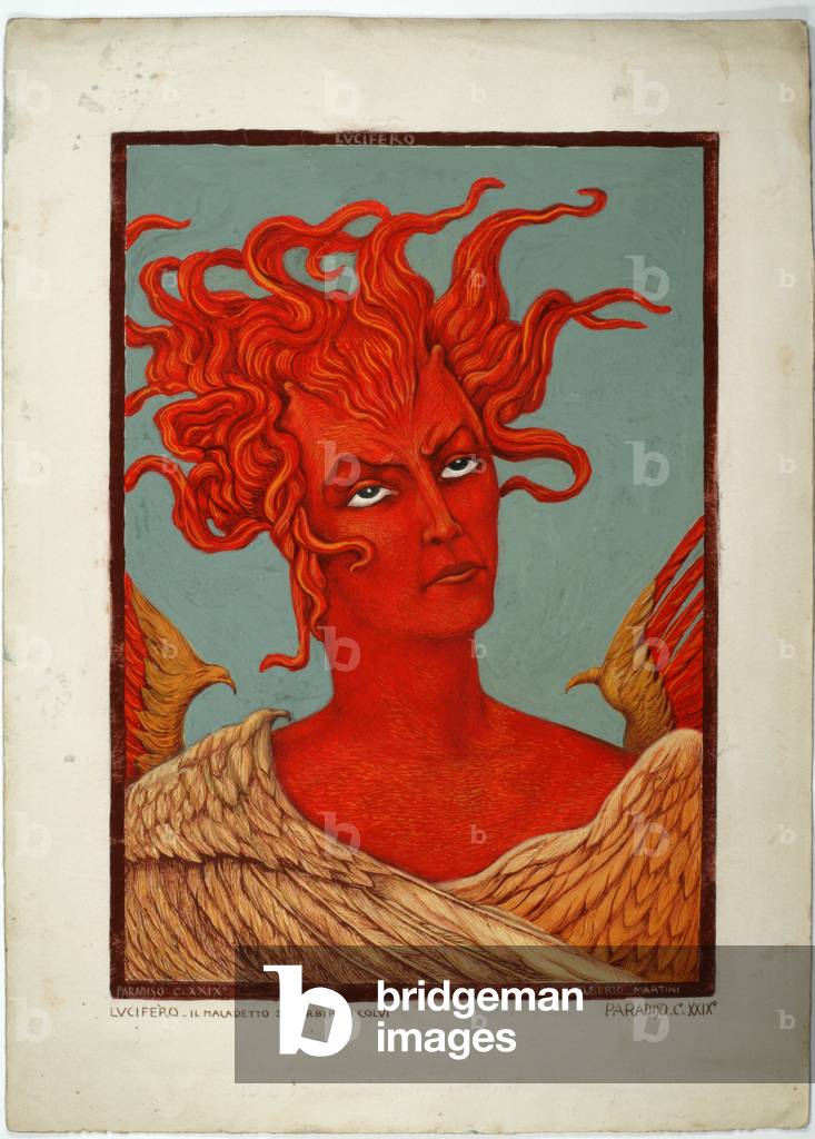 Dantesque Album (Album Dantesco), 1920-30 (gouache)