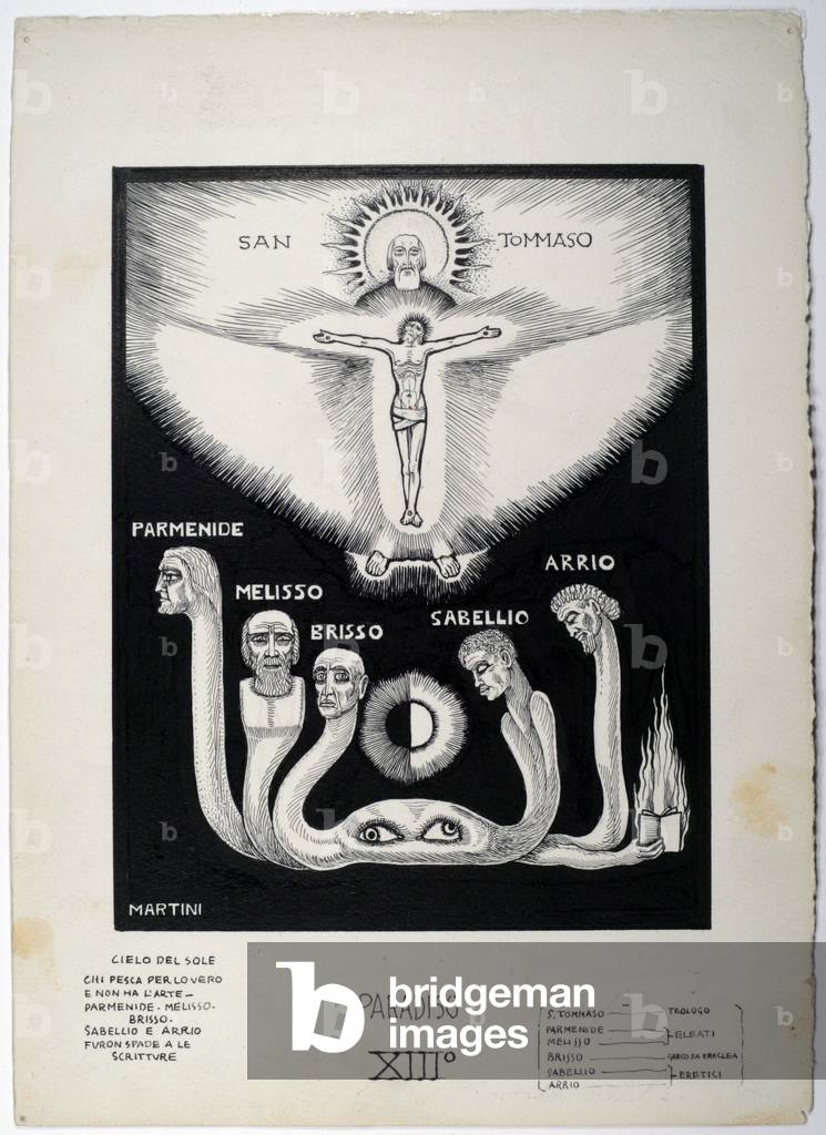 Dantesque Album (Album Dantesco), 1920-30 (pencil, Indian ink, gouache)