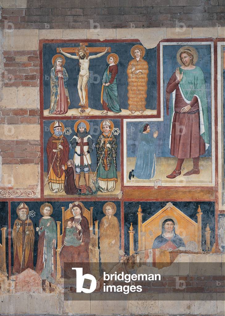 Frescos of the north aisle, (fresco)