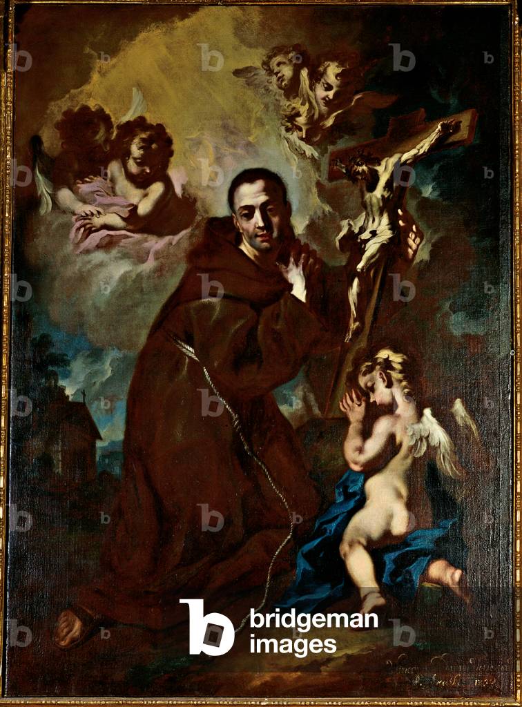 St Diego Holds the Crucifix, 1738 (canvas)