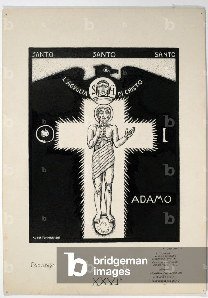 Dantesque Album (Album Dantesco), 1920-30 (pencil, Indian ink, gouache)