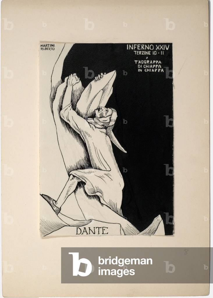 Dantesque Album (Album Dantesco), 1920-30 (pencil, Indian ink, gouache)