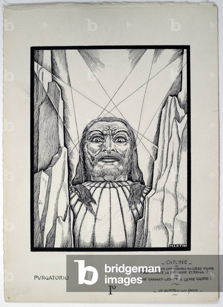 Dantesque Album (Album Dantesco), 1920-30 (pencil, Indian ink, gouache)