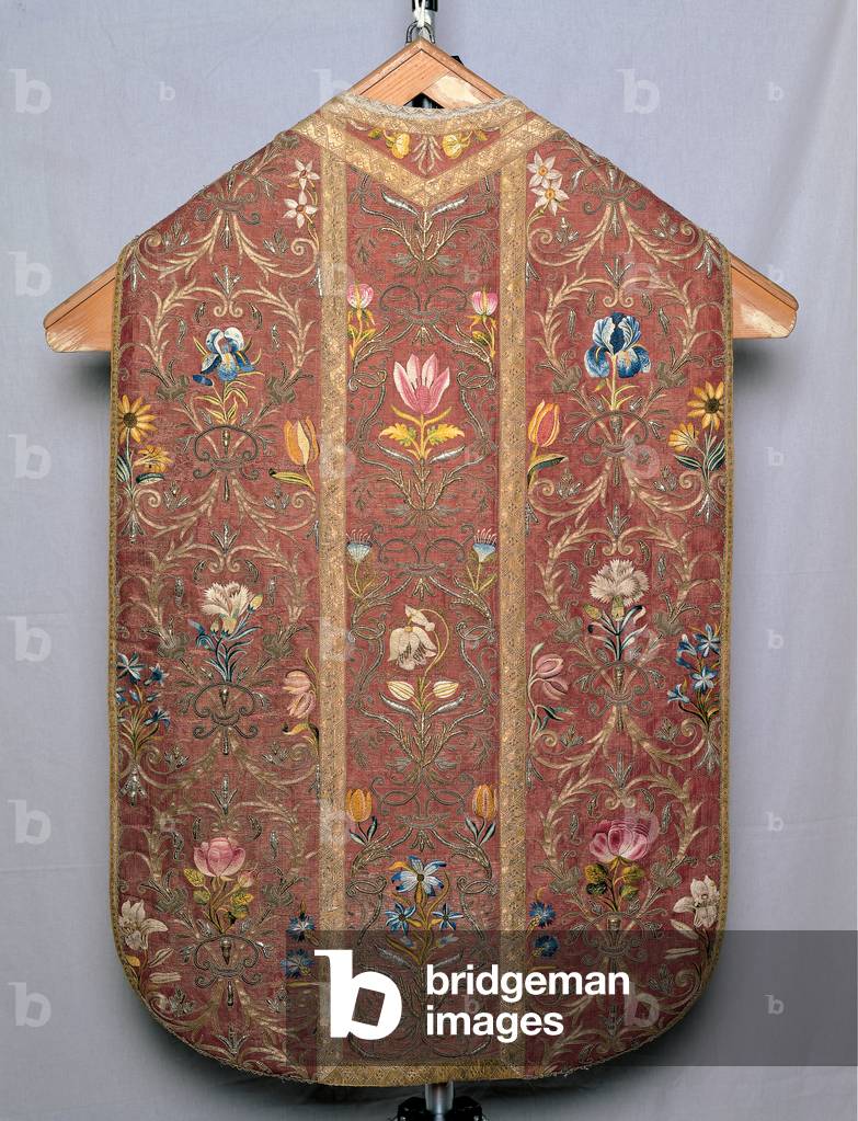 Planet of Saint Reparata, (brocade embroidered with polychrome silk)