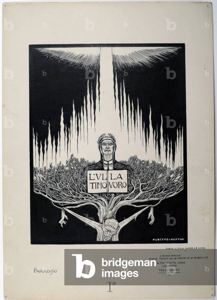 Dantesque Album (Album Dantesco), 1920-30 (pencil, Indian ink, gouache)