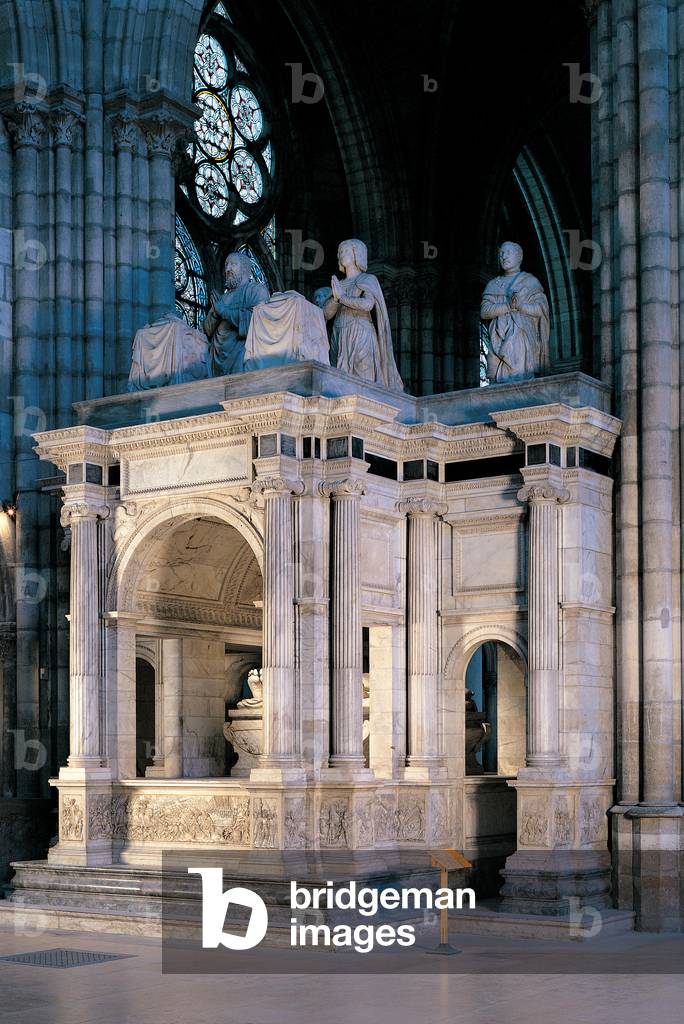 Tomb of Francis I in the Basilica of St Denis in Paris, 1547 - 1558