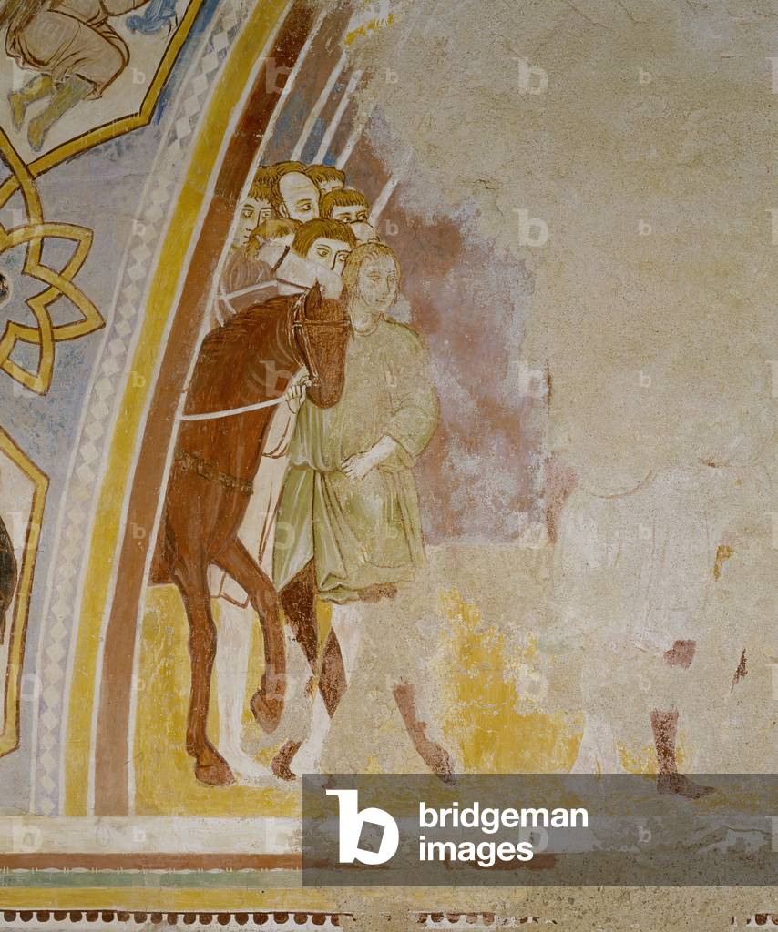 Angera - Borromeo Castle (Angera - Rocca Borromeo), by Master of Angera, 1277 c., 13th Century, fresco