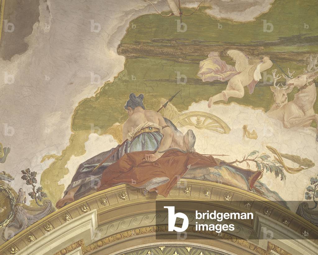 Triumph of Apollo, by Francesco Lorenzi, 18th Century, fresco