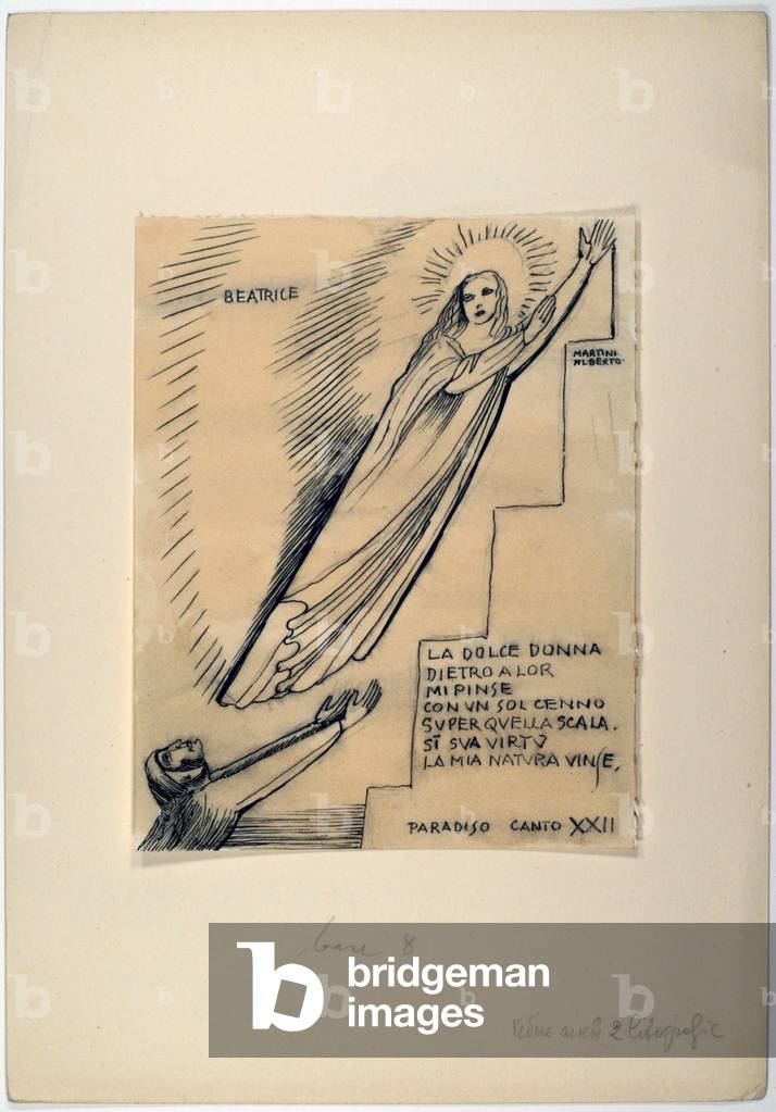 Dantesque Album (Album Dantesco), 1920-30 (pencil, Indian ink, gouache)