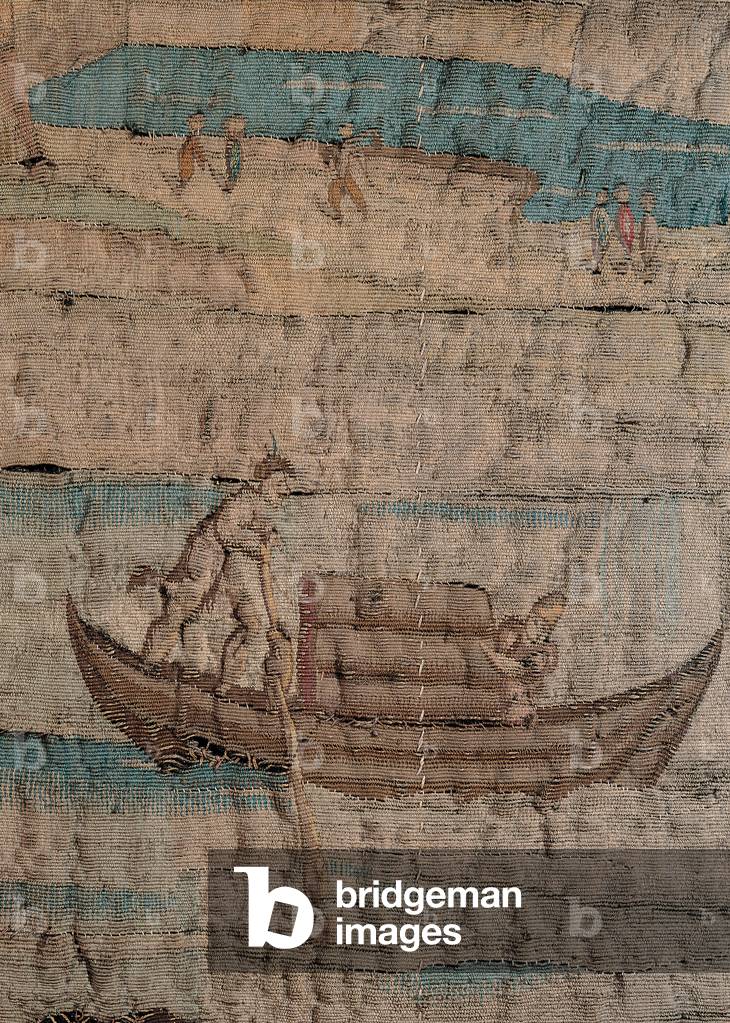 The people and clergy of Ferrara welcome Maurilius, 1550 - 1553 (wool and silk)