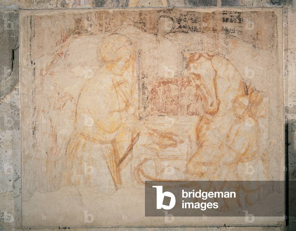 Miracle of St Eligius, (sinopia)