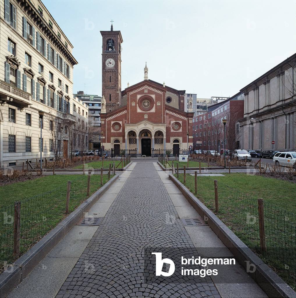 Sant'Eufemia church (Chiesa di Sant'Eufemia), by Terzaghi Enrico, 1870, 19th Century