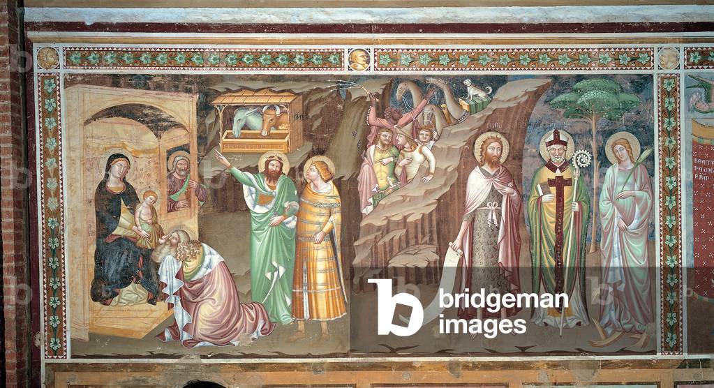 The Adoration of the Magi, 1360 - 1370 (fresco)