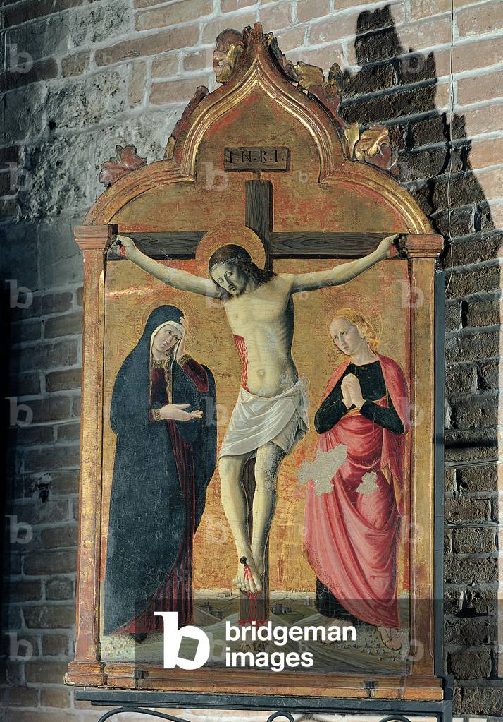 Crucifixion, (tempera on board)